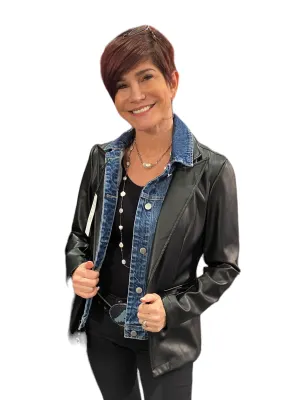 Helen Blazer Unreal Leather