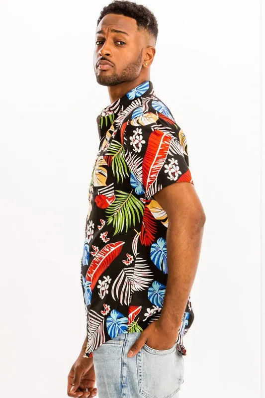 PRINT HAWAIIAN SHIRT